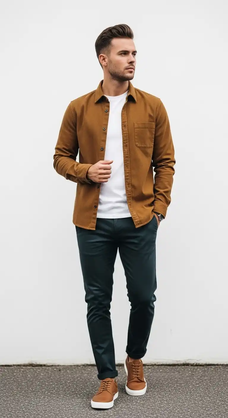 8 Samba Outfit Men Styles For Everyday Streetwear That Will Level Up Your Look 2 1. The Weekend Coffee Run Masterclass