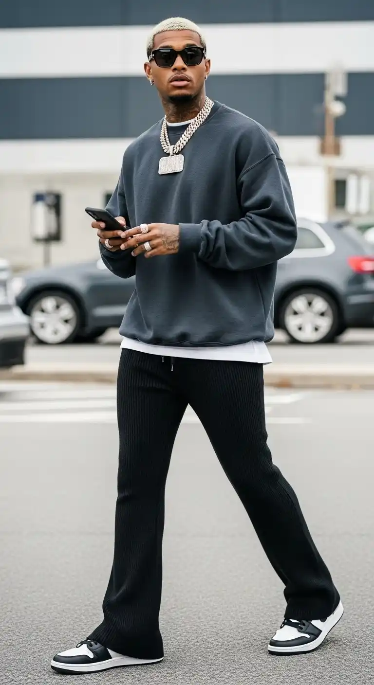 9 Starboy Aesthetic Outfit Men Looks For A Bold Vibe To Unlock Your Inner Icon 5 4. The Luxury Loungewear Flex