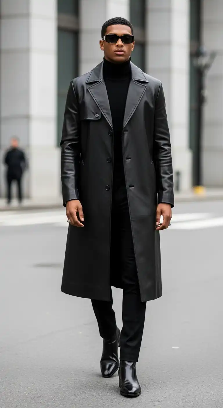 9 Starboy Aesthetic Outfit Men Looks For A Bold Vibe To Unlock Your Inner Icon 6 5. The Matrix-Core Overcoat