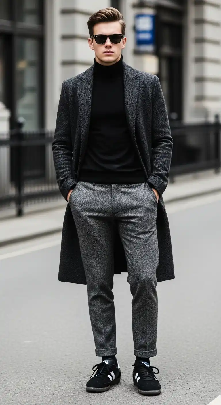 8 Samba Outfit Men Styles For Everyday Streetwear That Will Level Up Your Look 8 7. The Dark Academia Vibe