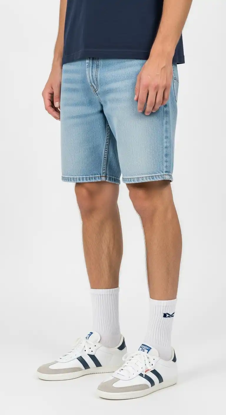 8 Samba Outfit Men Styles For Everyday Streetwear That Will Level Up Your Look 9 8. Summer Shorts and Statement Socks