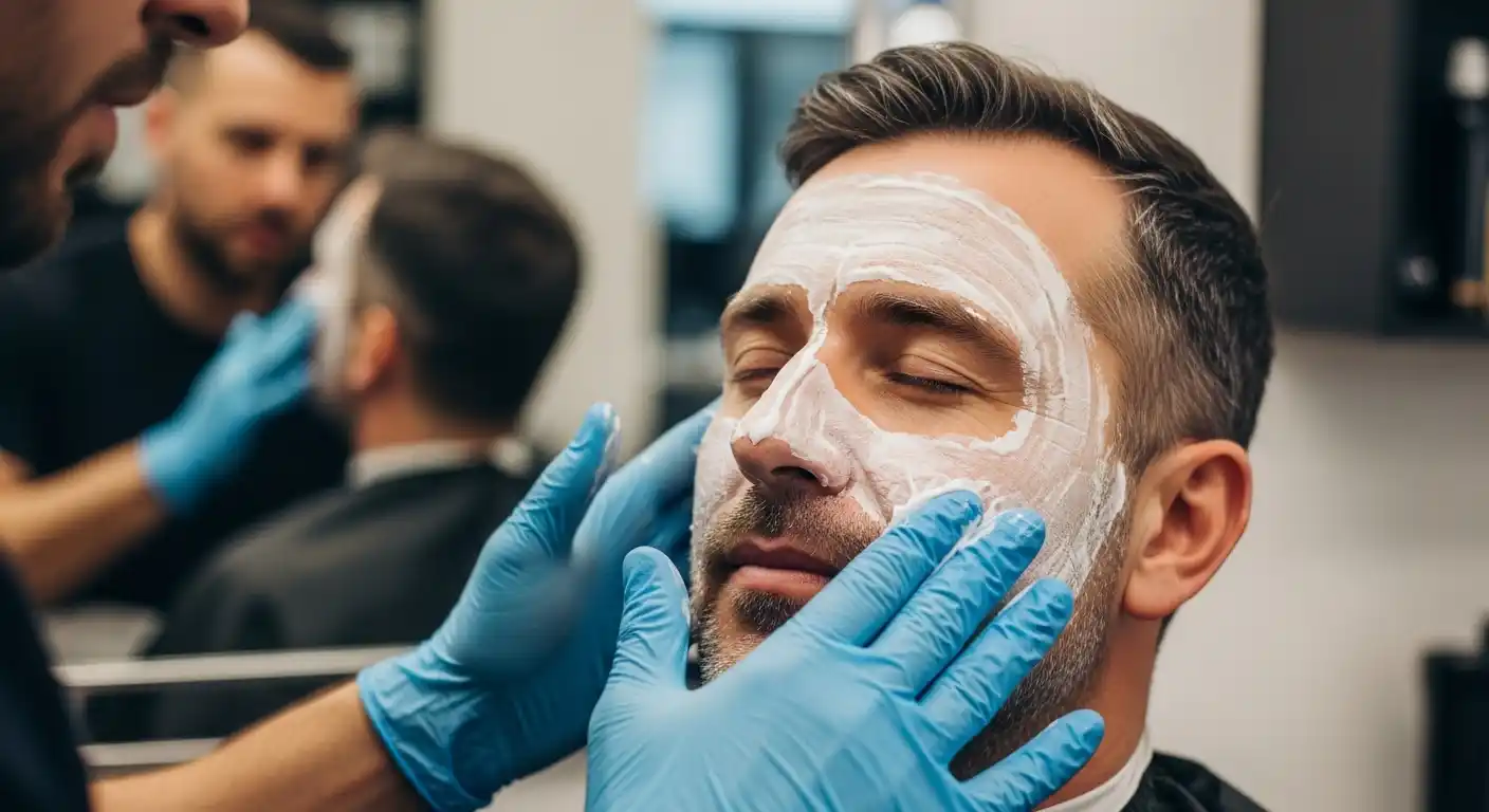 What Actually Happens During a Mens Facial ? Explained 3 The Warm Welcome Skin Recon and Game Plan