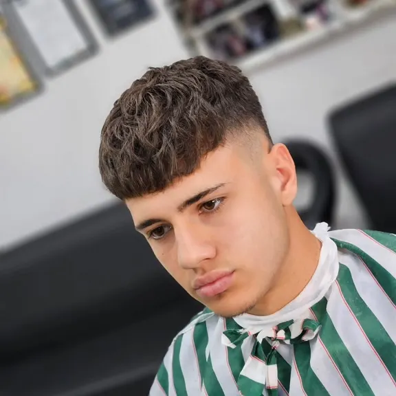 23 Trendy French Crop Hairstyles for Men to Try in 2026 8 Curly Textured French Crop