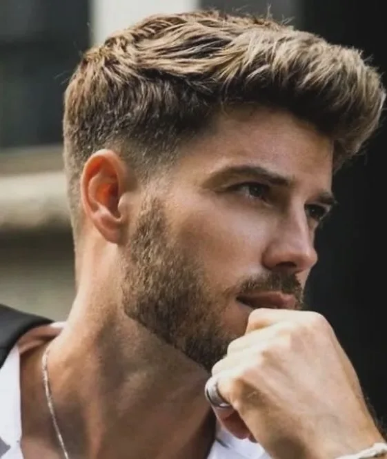 15 Straight Hair Cuts For Men Your Barber Will Understand 4 Piecey Textured Crop With A Forward Fringe