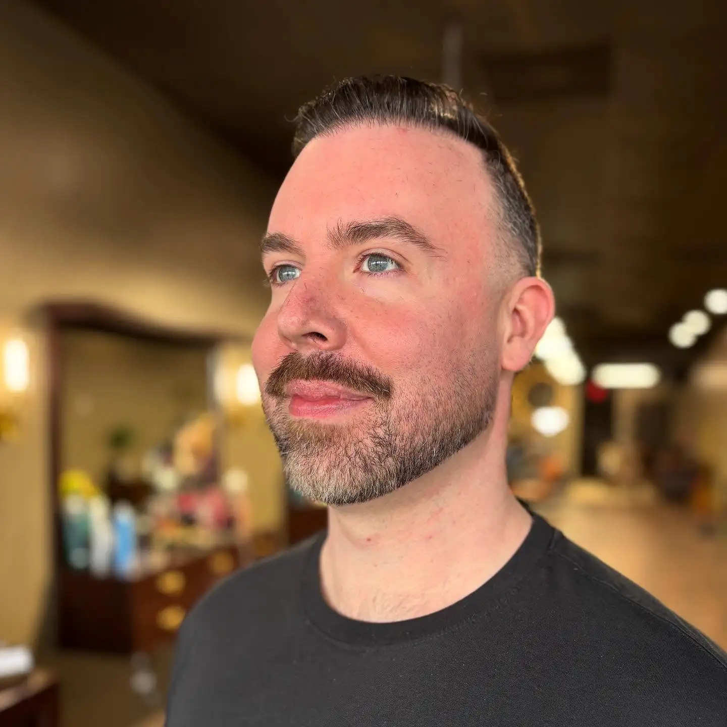 Short Beard Styles for Men: 35 Sharp Cuts for Every Face Shape 18 Mustache Led Short Beard for Thinner Growth