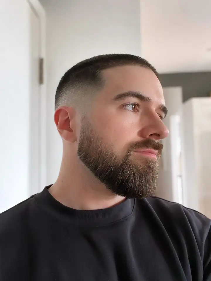 20 Trendy Buzzcut Hairstyles for Men for Every Face and Hairline 2 The High Skin Fade Buzz That Always Looks Fresh
