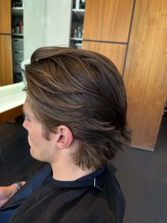 20 Wavy Hair Men Ideas That Look Natural and Stylish Now 15 The Blown Out Flow with Feathered Ends