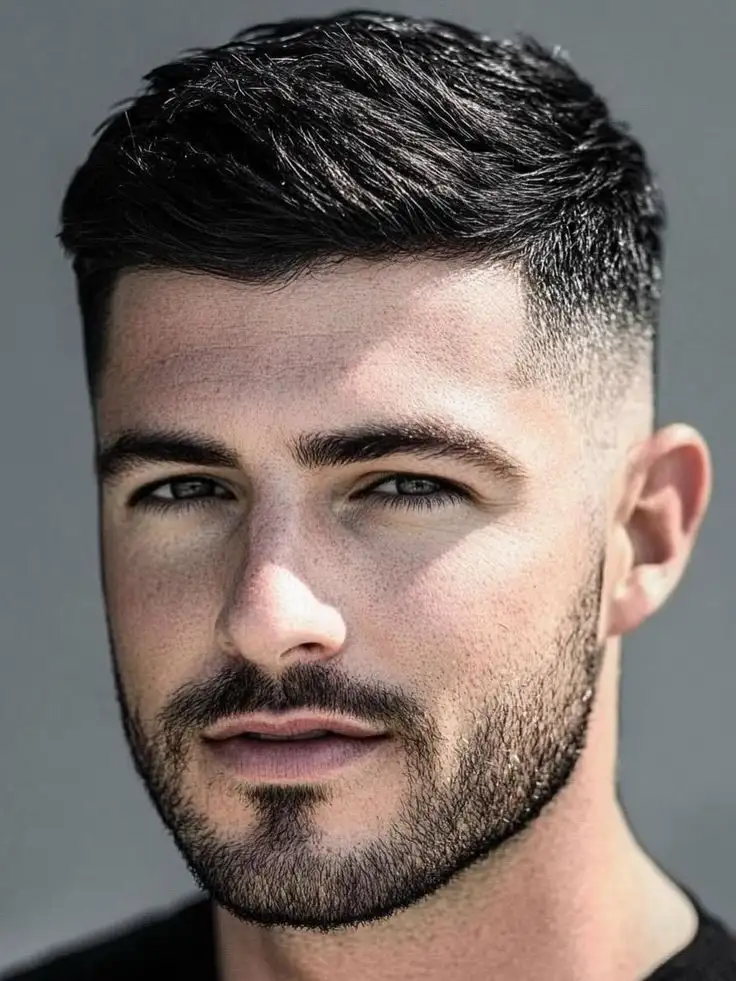 16 Awesome Quiff Hairstyles for Men That Never Miss Today 3 Short Textured Quiff That Survives a Hard Hat and a Meeting