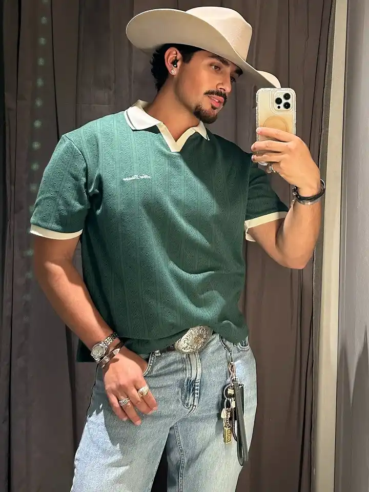 Swap the Snap Shirt for a Ribbed Knit Polo