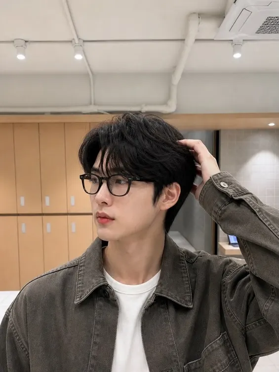 18 Korean Men Hairstyle Ideas for Every Face Shape 2 Textured Fringe with Soft Volume