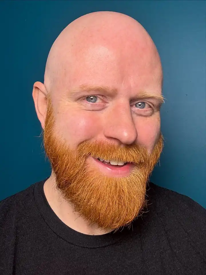 17 Bold Beard Styles for Bald Men to Stand Out 18 Full Copper Beard That Plays Off Fair Skin