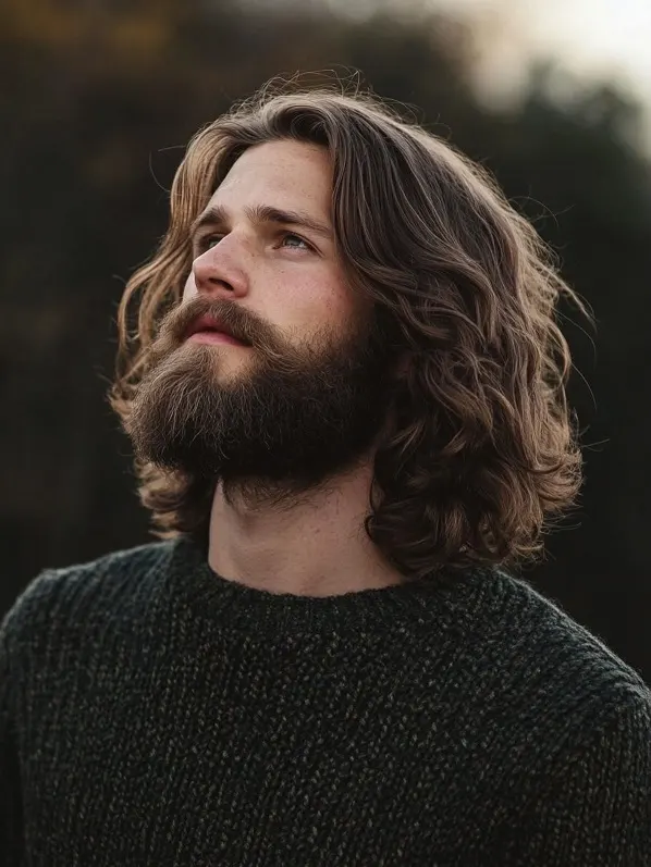 17 Bold Long Hairstyles for Men Worth Growing Your Hair For 5 Natural Waves
