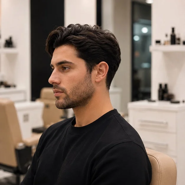 15 Hair Designs for Men (And Exactly What to Ask Your Barber For) 6 Scissor Cut Waves With No Fade At All
