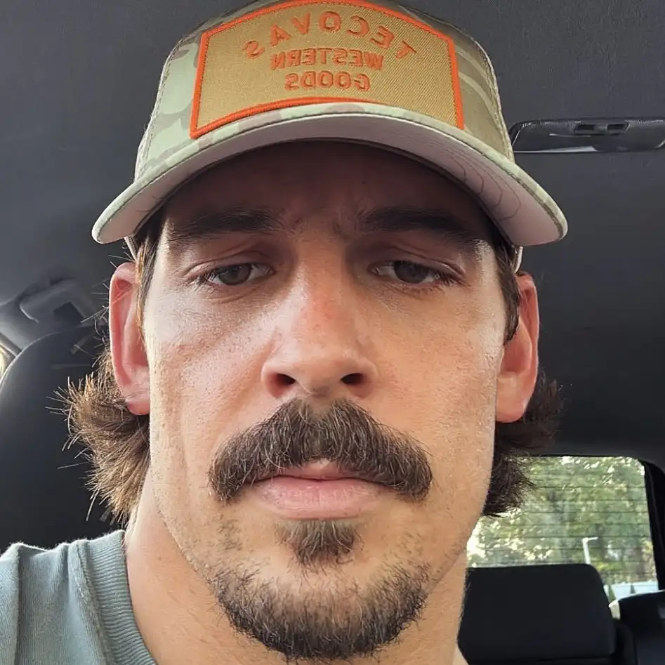 23 Goatee Styles for Men That Work With the Growth You Actually Have 10 Heavy Mustache with a Long Chin Strip
