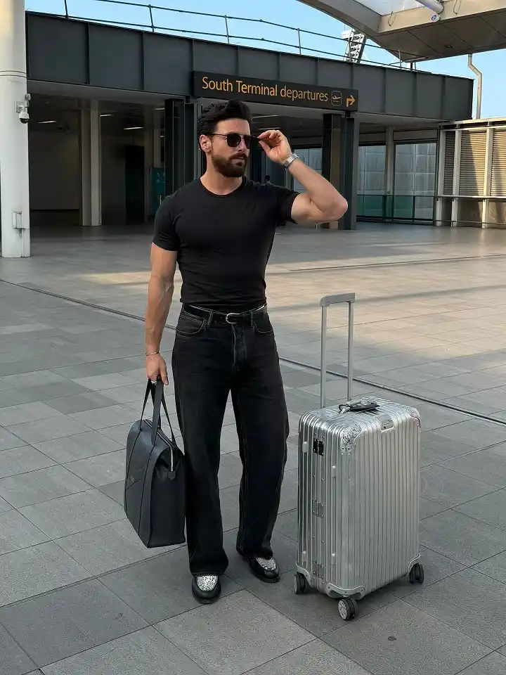 2. All Black Everything: Why a Fitted Tee and Wide Leg Denim Reads More Expensive Than It Costs