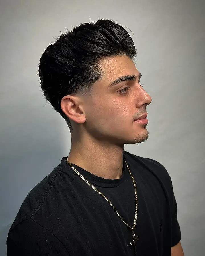 The Natural Finish Slick Back on Thick Dark Hair