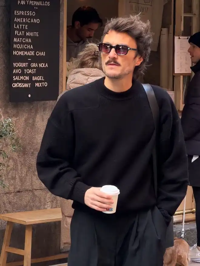21 Stylish Black Outfit Ideas for Men That Look Effortlessly Cool 3 Oversized Black Knit Sweater and Easy Wide Trousers