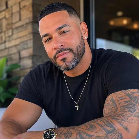 Short Beard Styles for Men: 35 Sharp Cuts for Every Face Shape 8 Salt and Pepper Beard With a Sharp Line Up