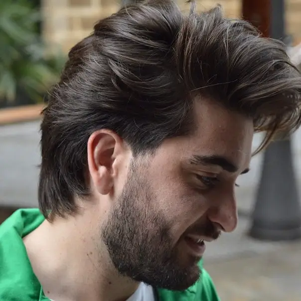 17 Classic Medium Length Mens Haircuts and Exactly What to Ask Your Barber 10 The Grown Out Quiff With Genuine Volume