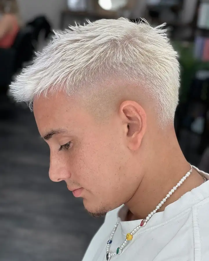 Spiky Crop With a High Skin Fade