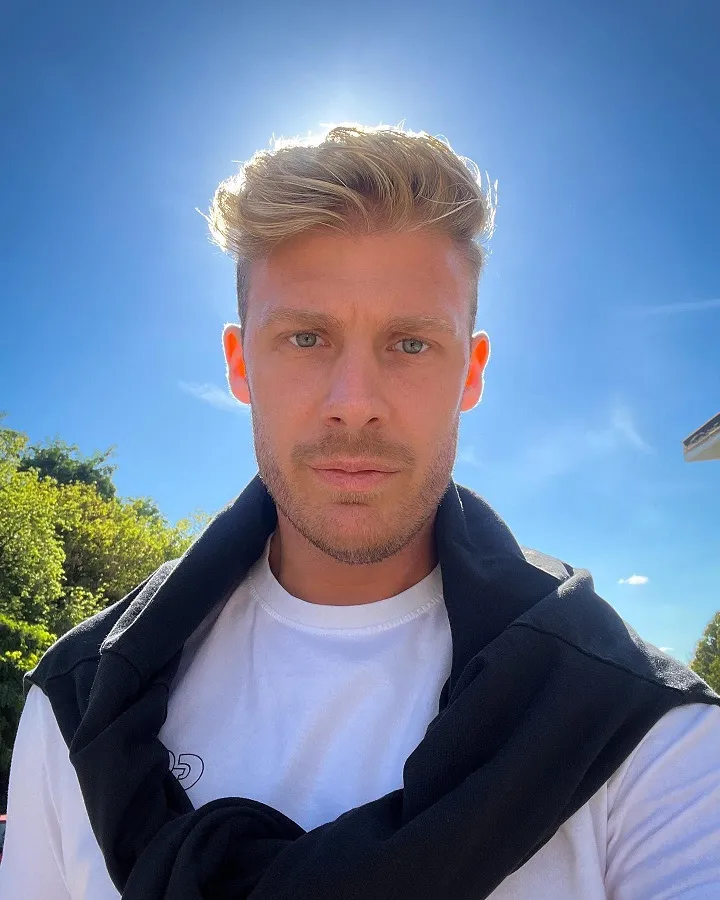 Wavy Blond Quiff That Catches the Light
