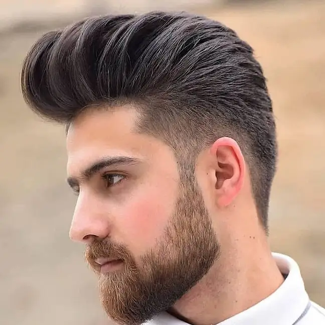 20 Pompadour Hairstyles for Men, From Skin Fades to Soft Tapers 14 Big Volume Pompadour for Thick Hair