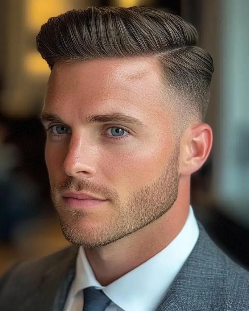 23 Sharp Gentleman Haircuts That Never Go Out of Style 18 Executive Side Part Over a High Skin Fade