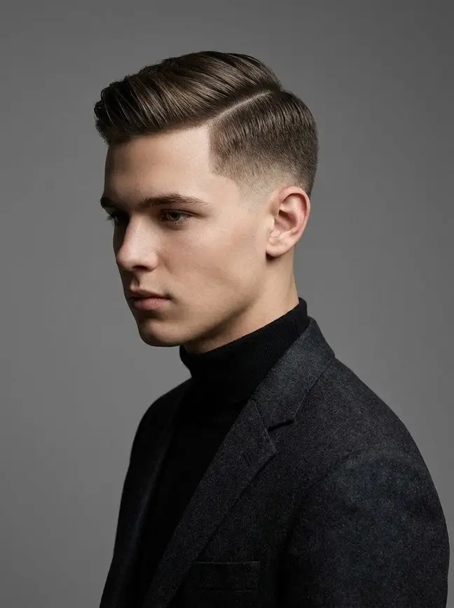 23 Sharp Gentleman Haircuts That Never Go Out of Style 12 Sharp Side Part With a Mid Fade