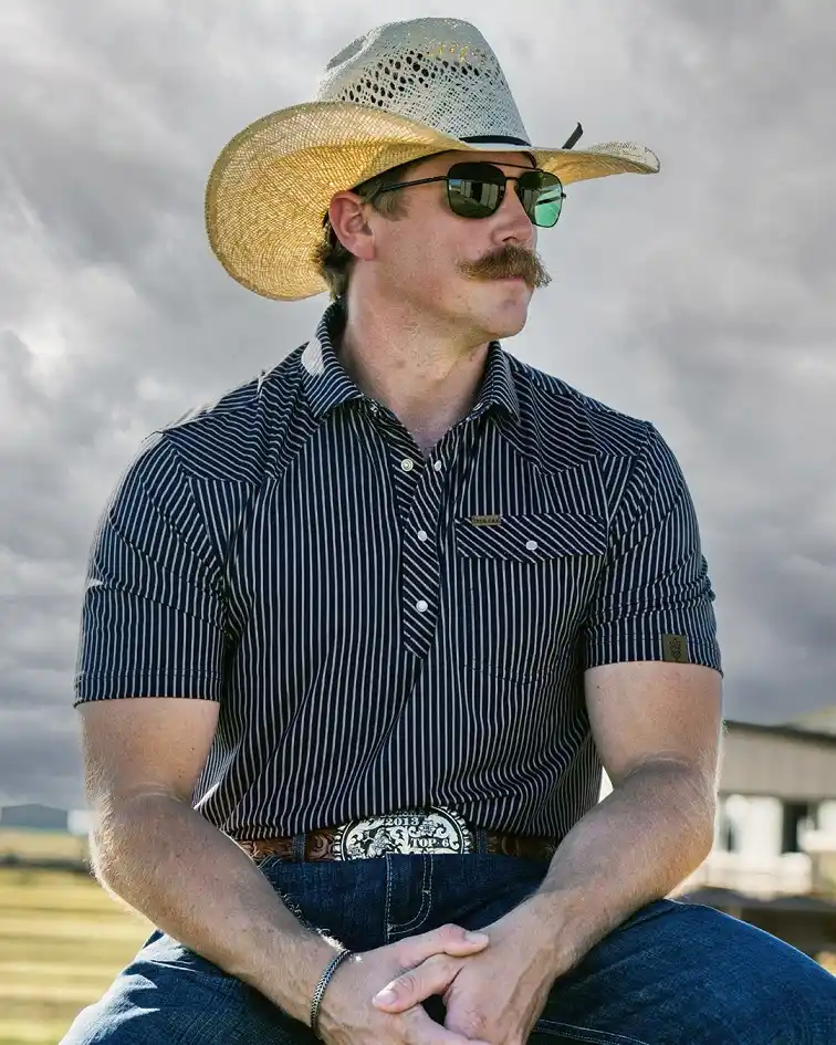 Straw Hat and Sunglasses Together Without Tipping Into Halloween Territory