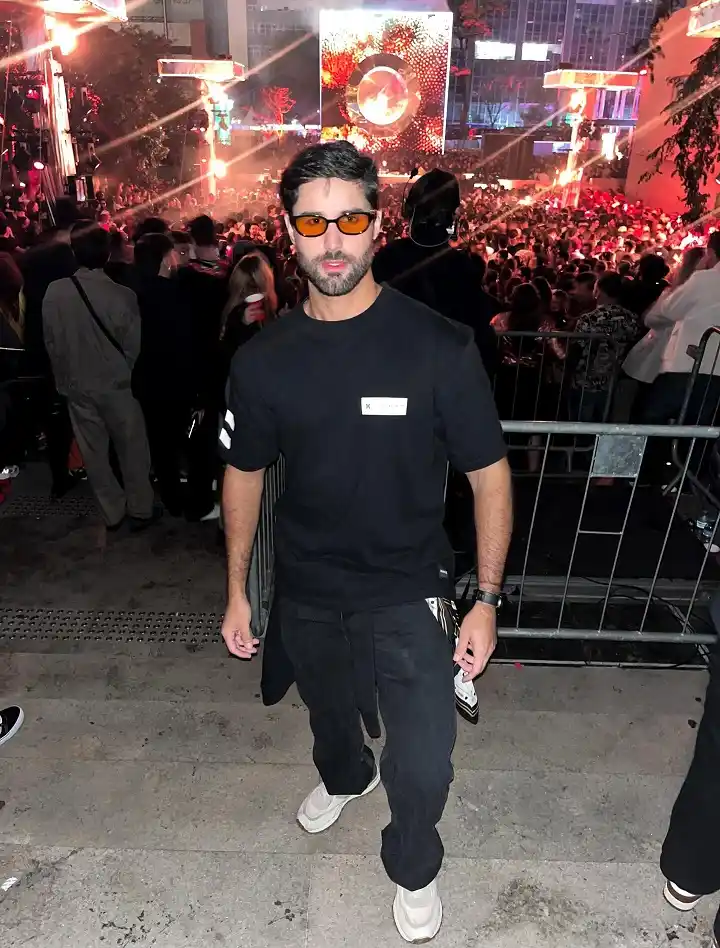 Head To Toe Black With Amber Night Lenses