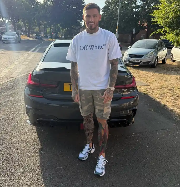 Desert Camo Shorts With a Logo Tee and Chunky Runners