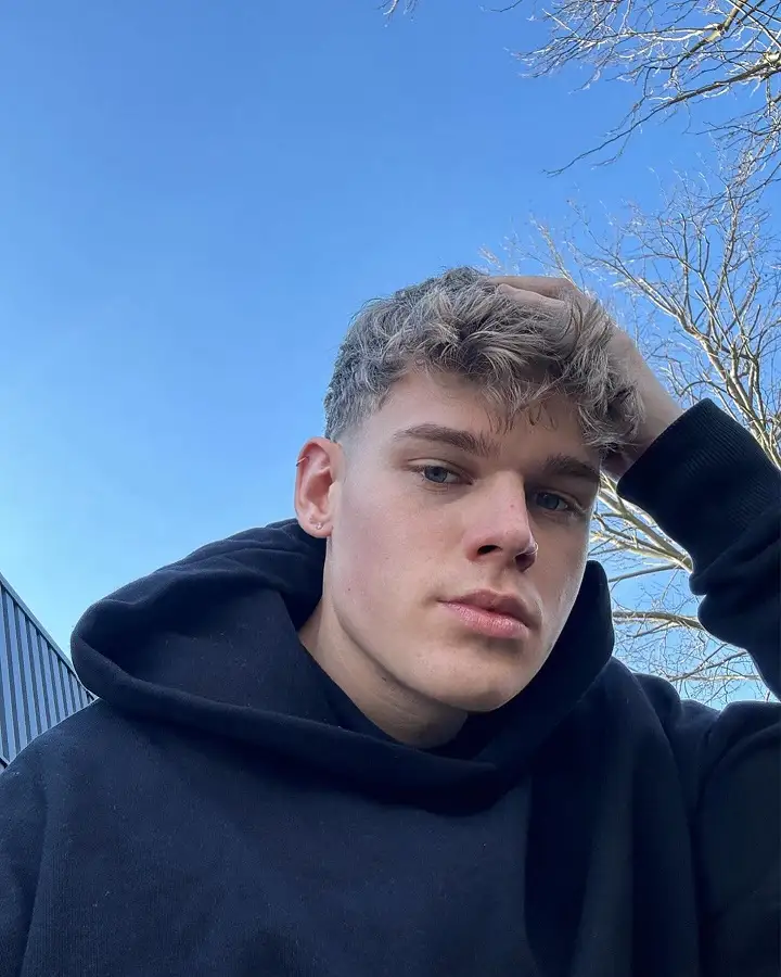Messy Ash-Blond Crop With Undercut Sides