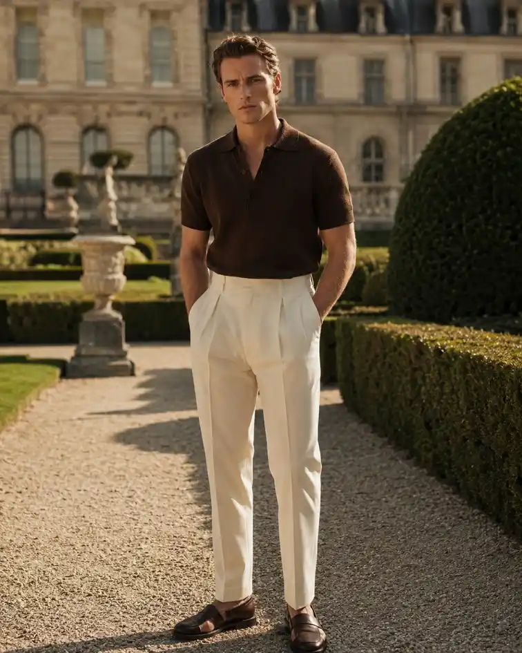 Try a Short Sleeve Knit Polo When You Want Texture Without Trying Too Hard