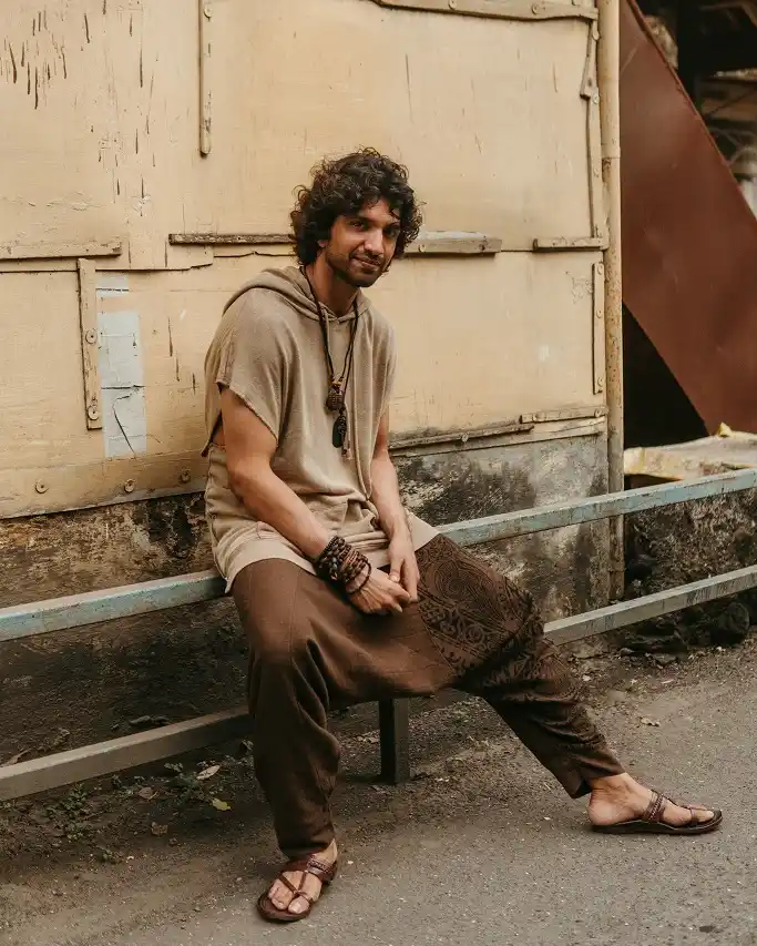 16 Boho Outfit Ideas for Men to Wear Casually 4 Go Head-to-Toe Brown for a Look That Feels Put Together Without Effort