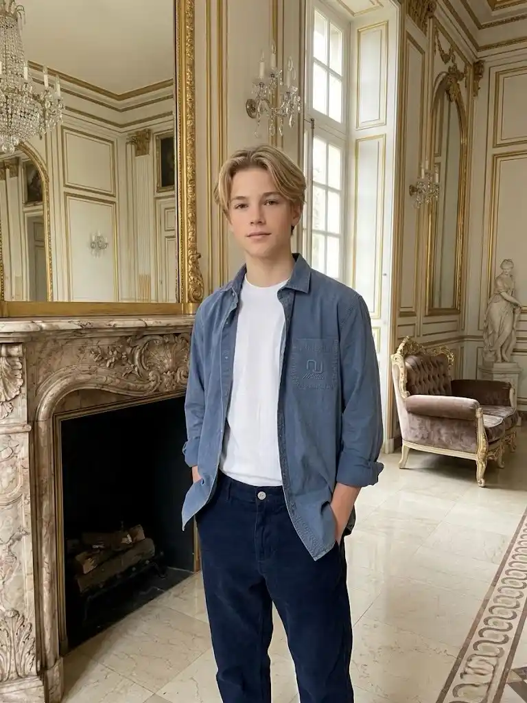 1. Corduroy Overshirt Over a Plain Tee for an Easy Layered Look