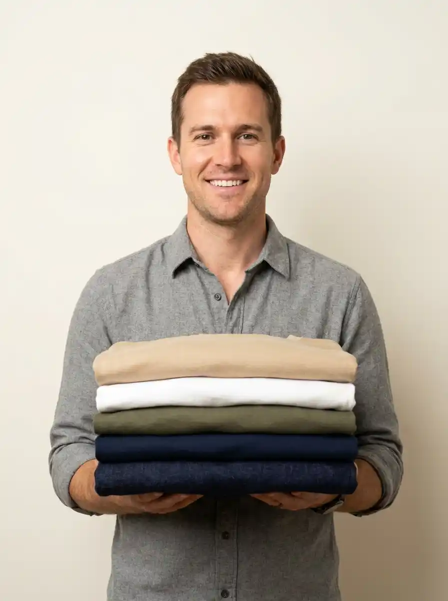 5 Piece Capsule Wardrobe for Men's Week Long Trips (12 Outfits, One Carry On) 7 One Palette Makes Five Pieces Look Like Ten