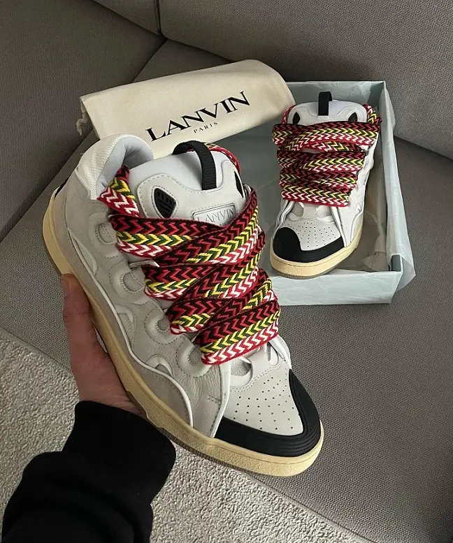 Lanvin Curb: Fat Woven Laces Over a Skate Shaped Silhouette