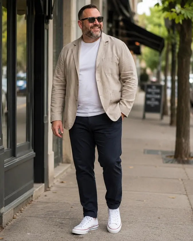 A Classic Canvas Sneaker That Makes a Blazer Feel Casual Again