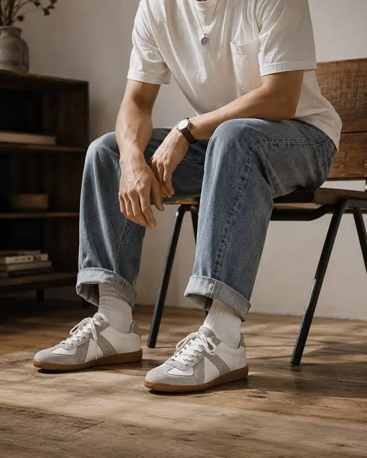 15 Vintage Men's Sneakers You'll Actually Wear on Repeat 4 The German Army Trainer: Vintage Utility That Never Goes Out of Style