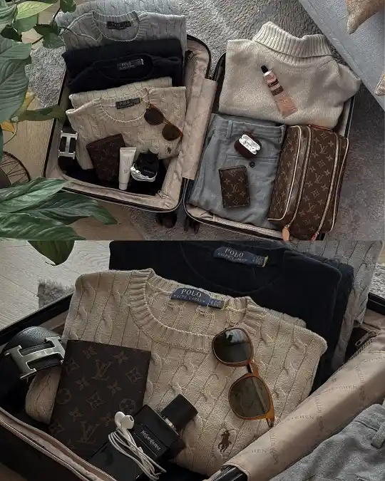 18 Travel Capsule Wardrobe Ideas for Men: Fly Light, Look Sharp 4 Three Neutral Sweaters Beat One Statement Piece in a Carry-On