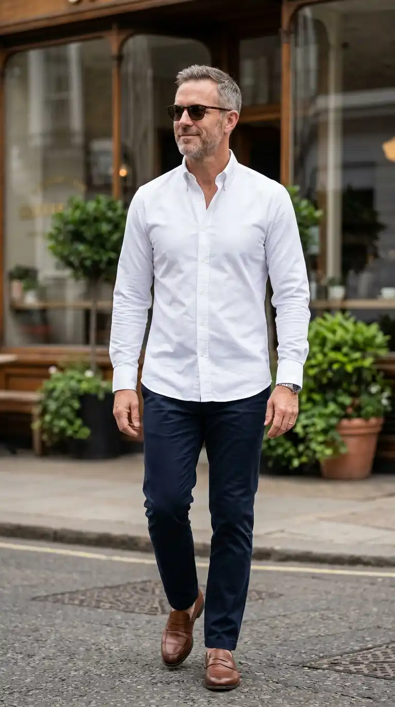 13 Capsule Wardrobe Pieces Every Man Needs 4 1. Crisp White Button-Down Shirt