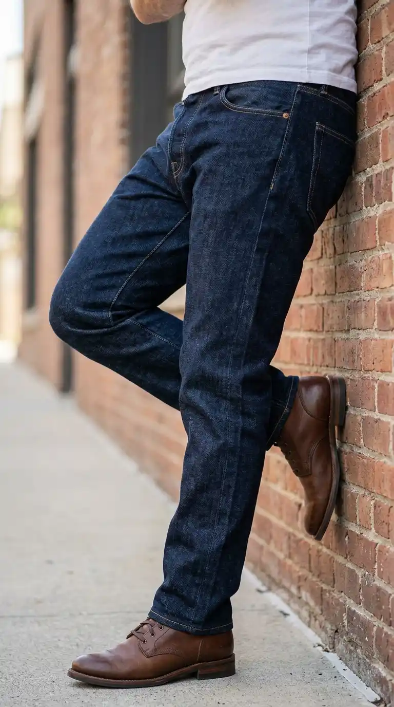 10. Custom Fit Jeans That Look Good on Curvy Men