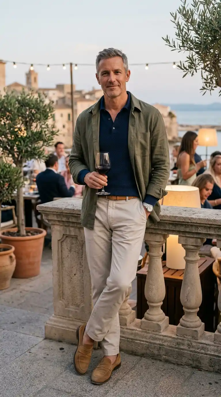 10. Minimalist Travel Capsule for Men: Smart Casual Dinner Outfits