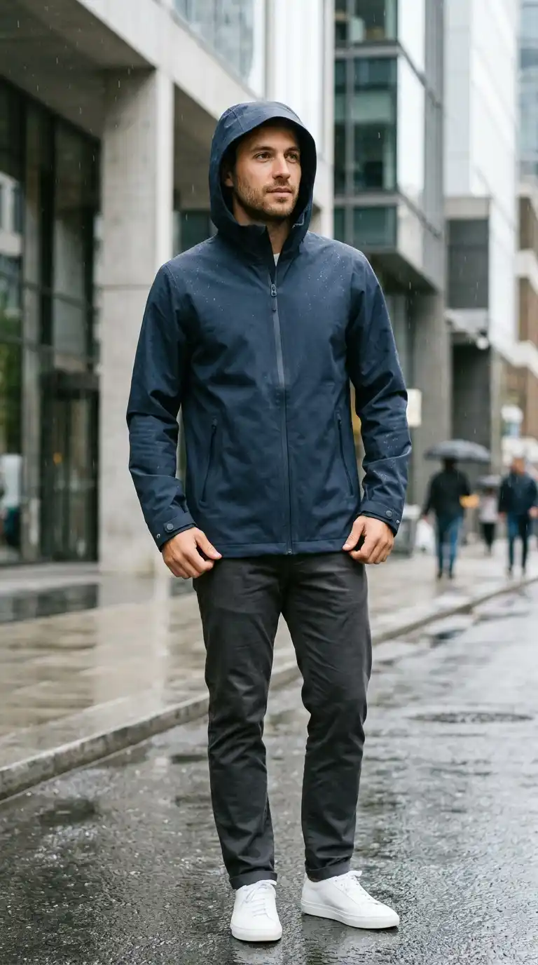 11. Minimalist Rain Jacket
