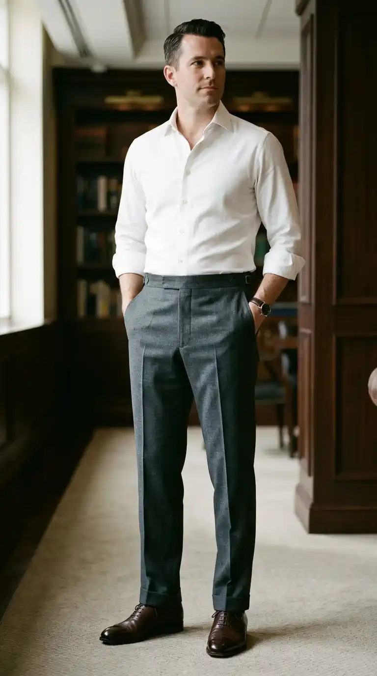 13 Capsule Wardrobe Pieces Every Man Needs 14 11. Tailored Dress Trousers