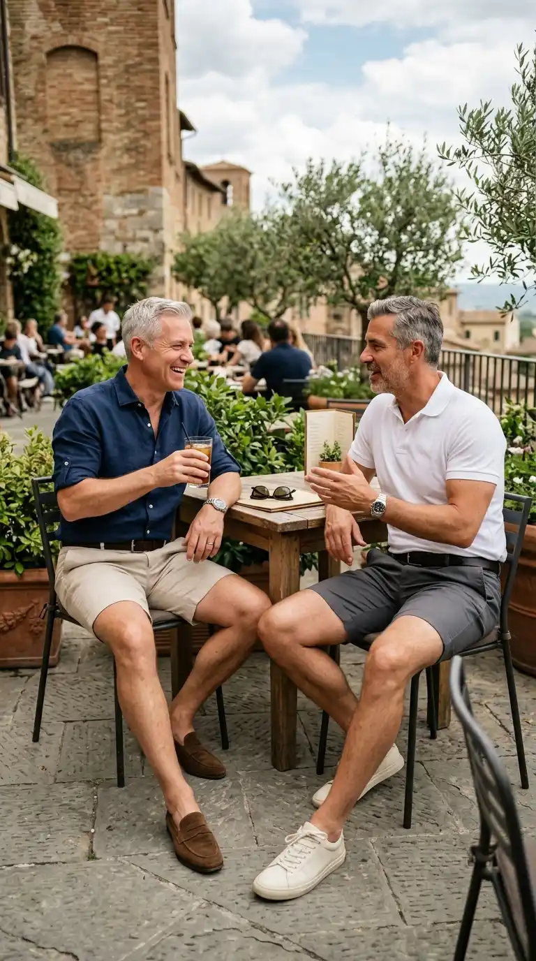 12. Tailored Shorts in Neutral Colors