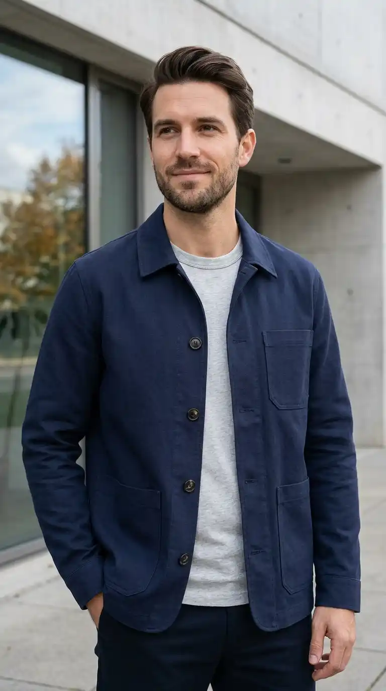 14. Minimalist Chore Jacket