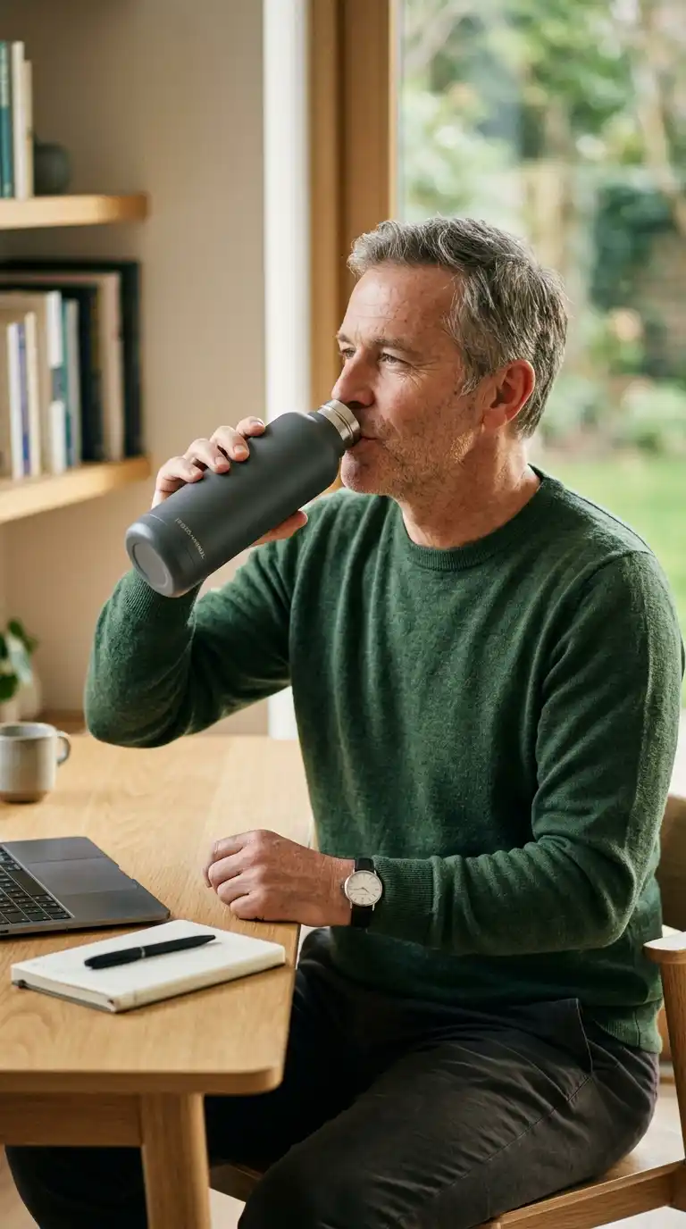 15. A Reusable Water Bottle Supports Practical Minimalism