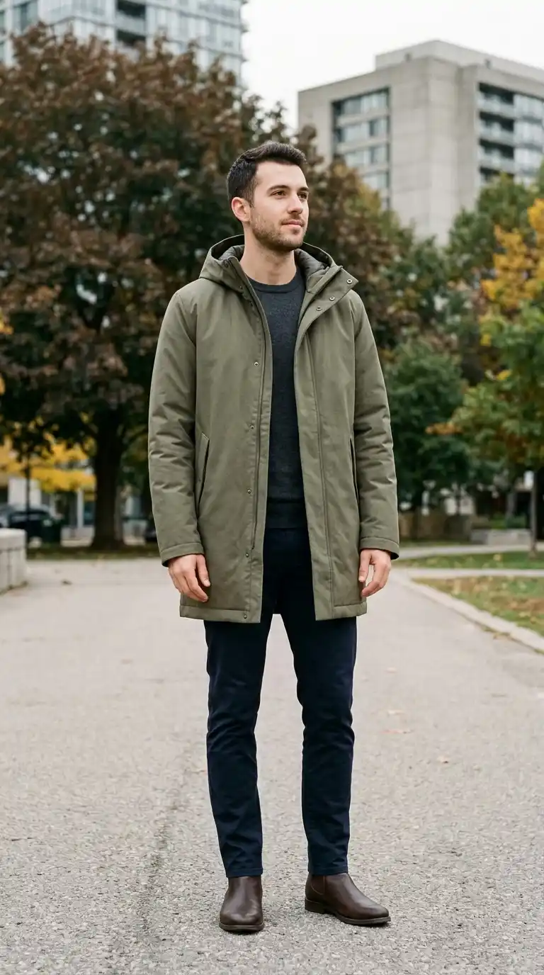 15. Minimalist Parka Jacket