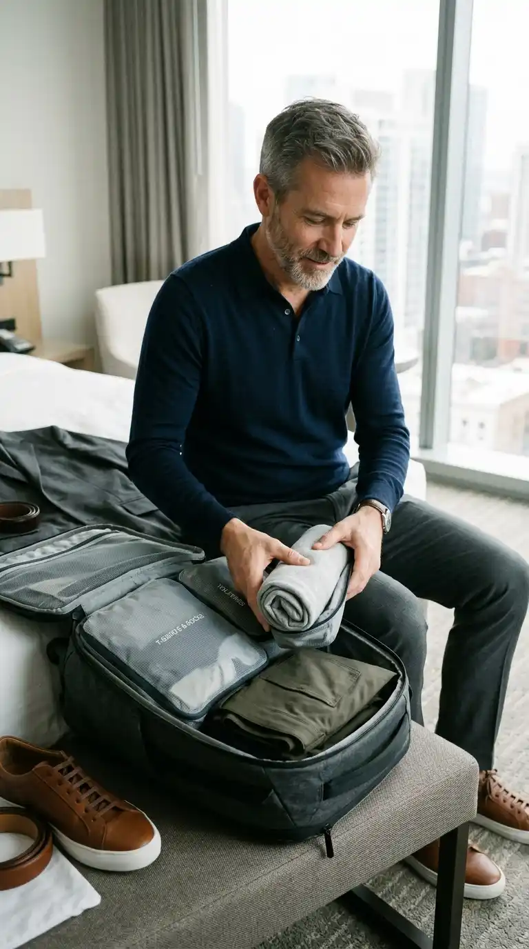15. Minimalist Travel Capsule for Men: The Ultimate One-Bag System
